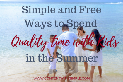 spend quality time
