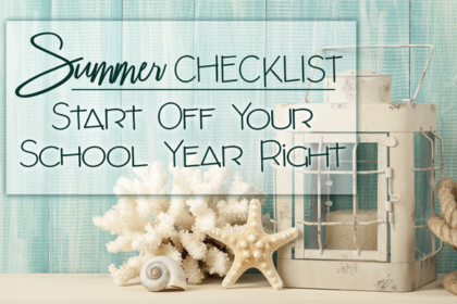 summer checklist
