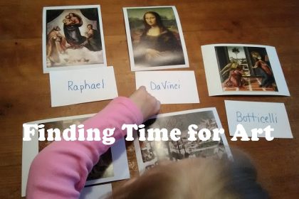finding time for art