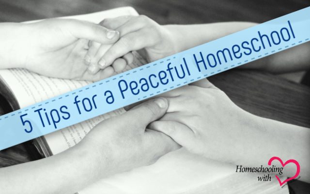peaceful homeschool