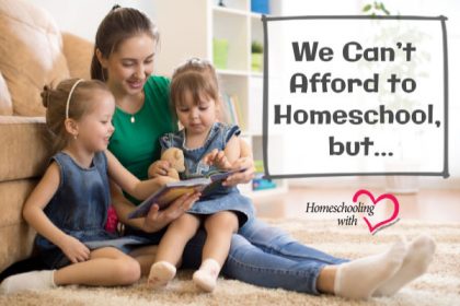afford to homeschool