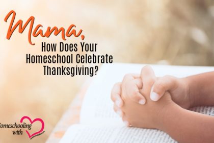 homeschool celebrate thanksgiving