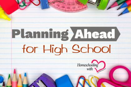 planning ahead for high school
