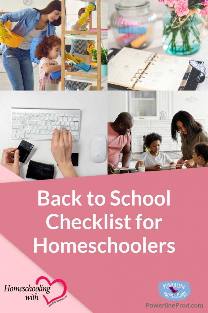 Back to School Checklist for Homeschoolers