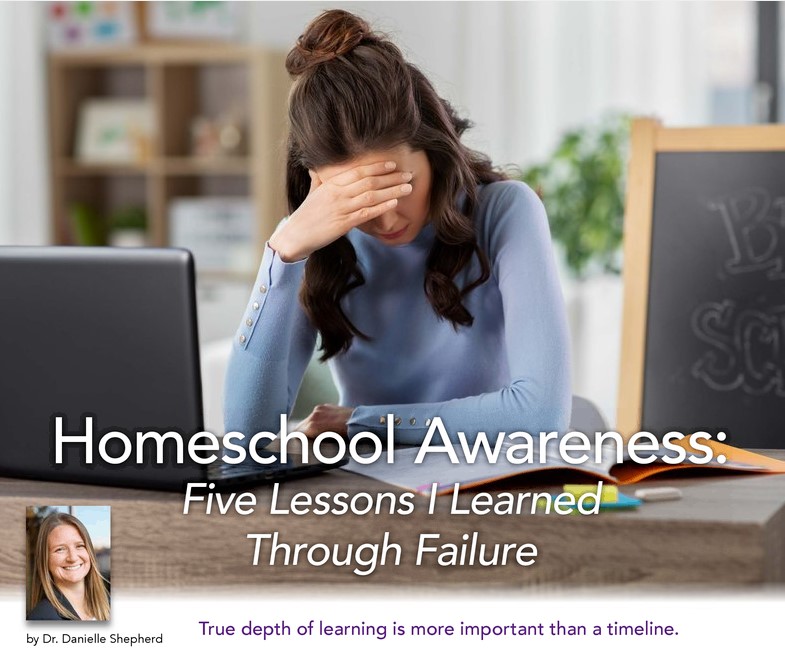 A frustrated mother in front of a laptop looking at a folder of a child's work
