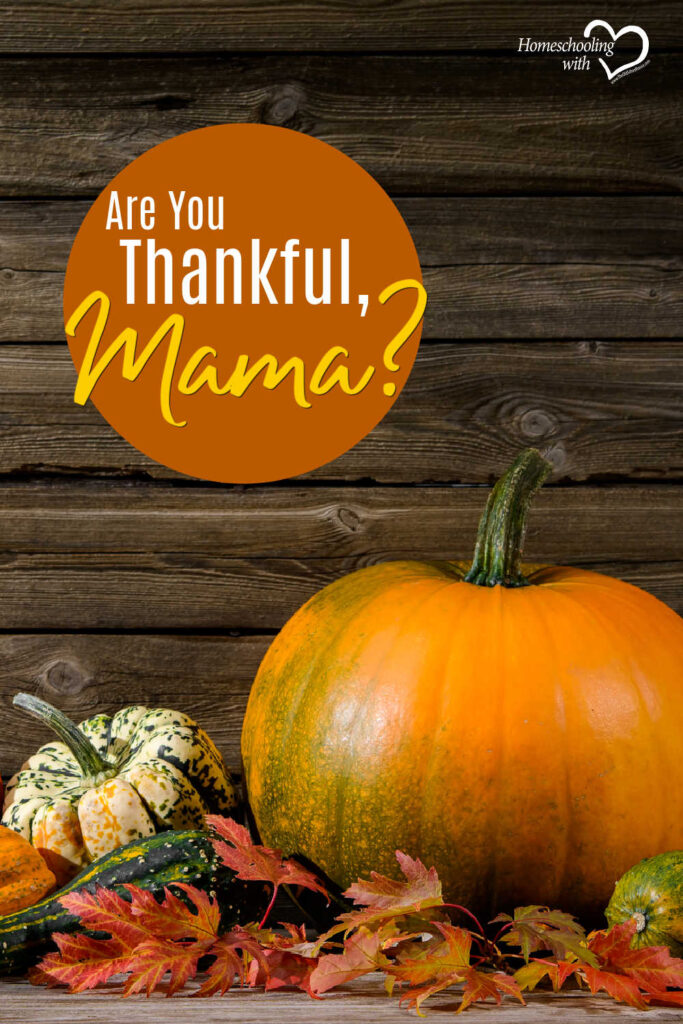 Hey Mama Monday:  Are You Thankful, Mama?