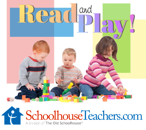 Two preschool age boys and a preschool age girl have fun playing indoors with blocks