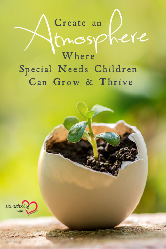 Create an Atmosphere Where Special Needs Children Can Grow & Thrive