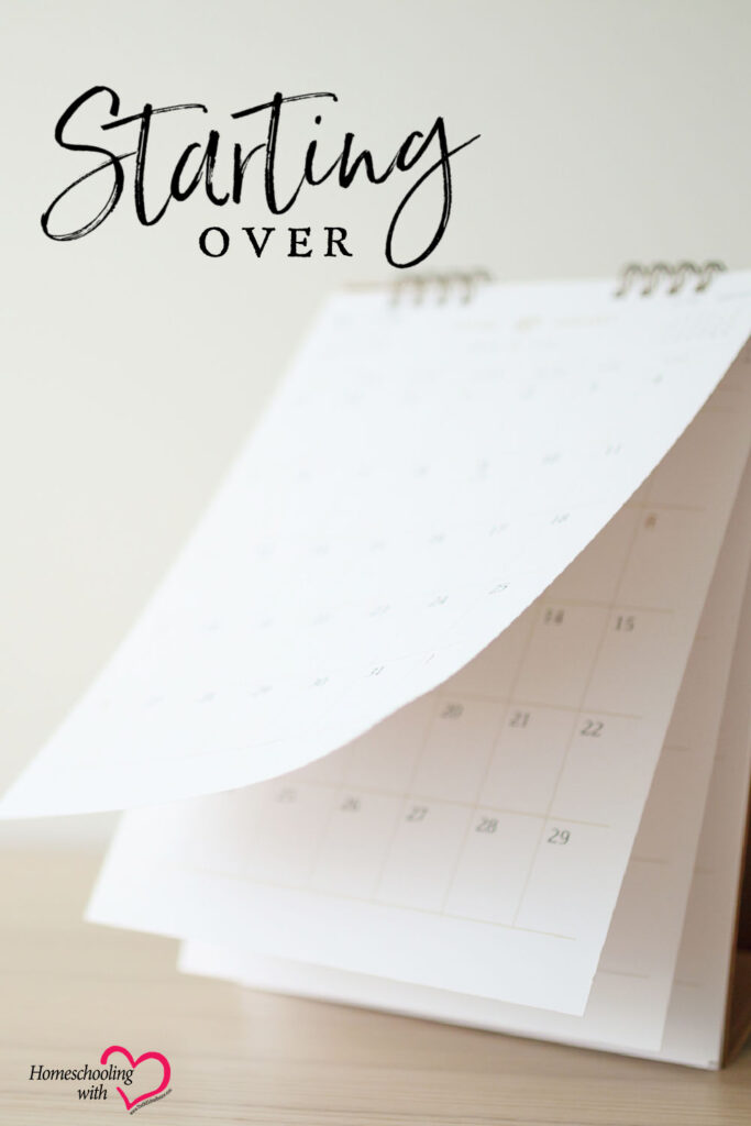 Starting Over