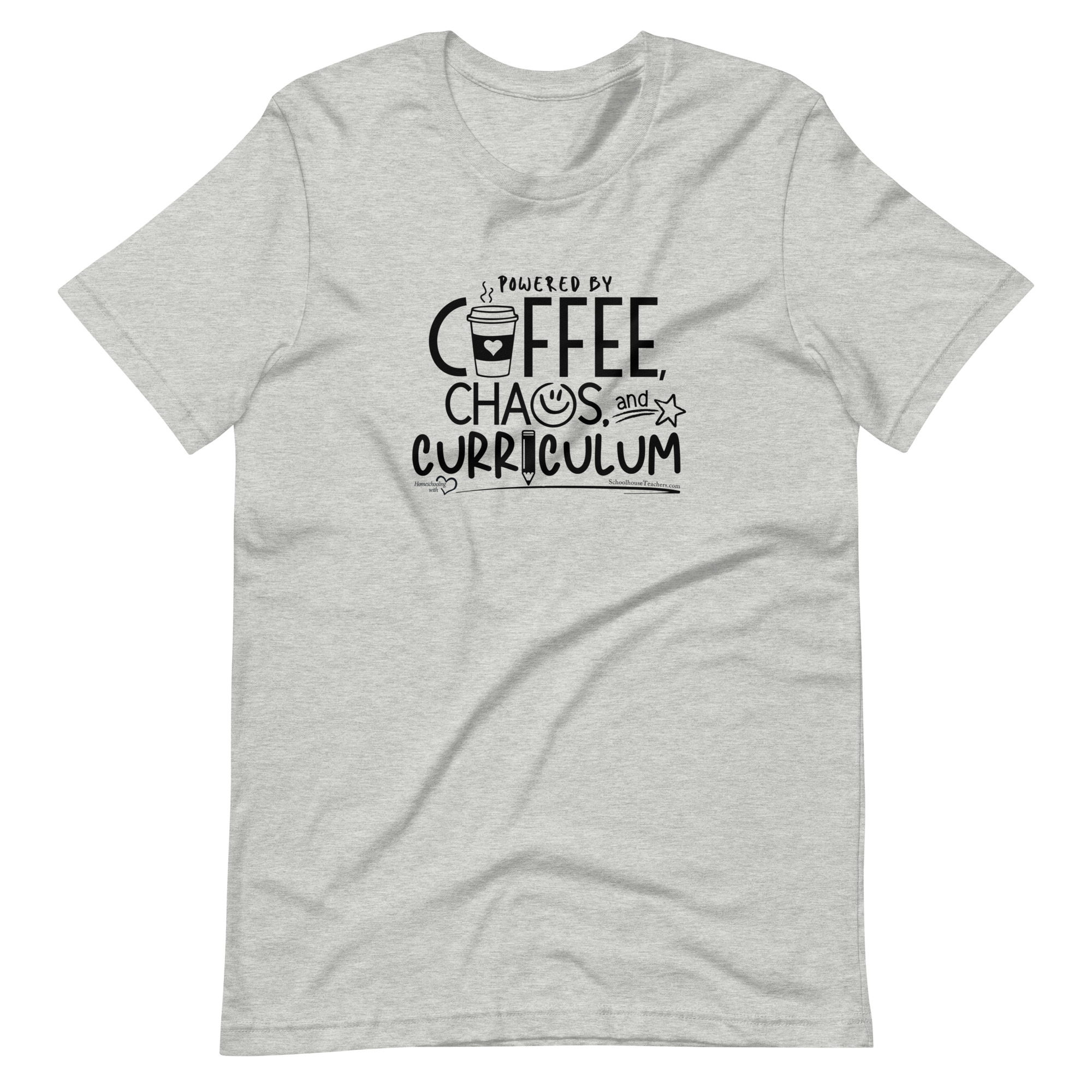 Coffee, Chaos, & Curriculum t-shirt (black logo) - Image 6