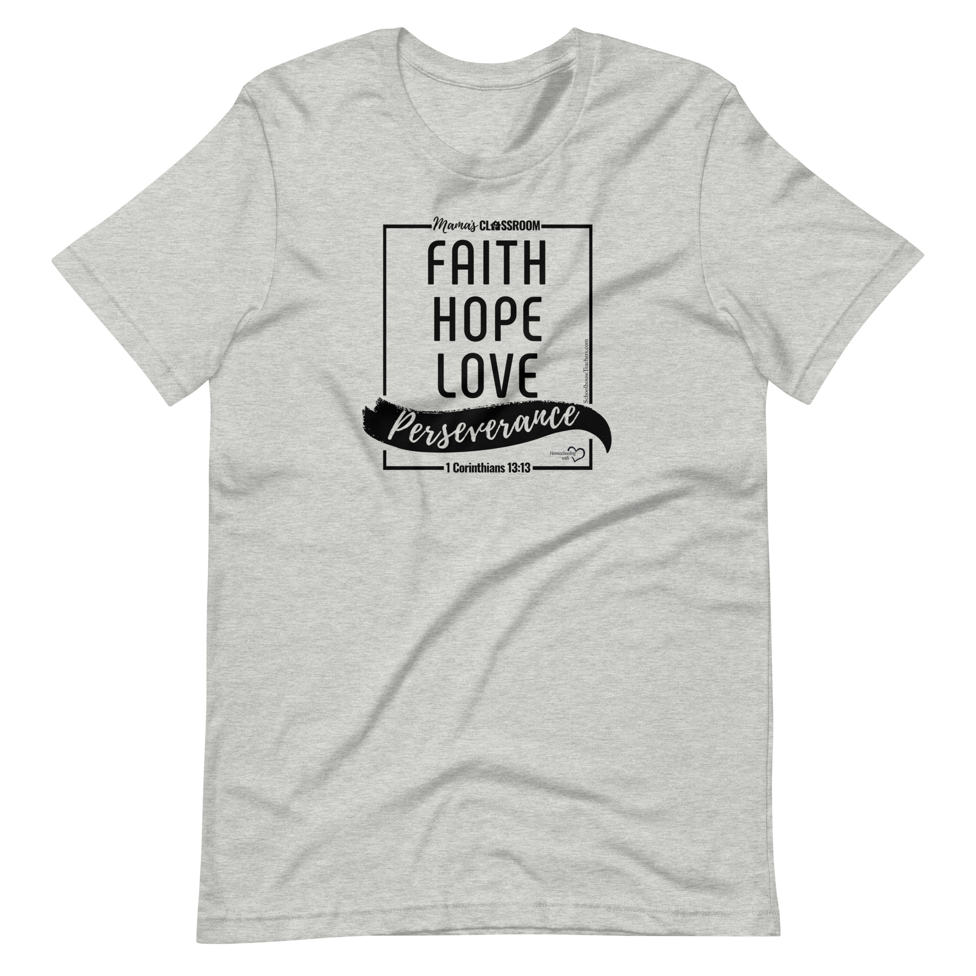 Faith Hope Love t-shirt (black logo) - Image 6