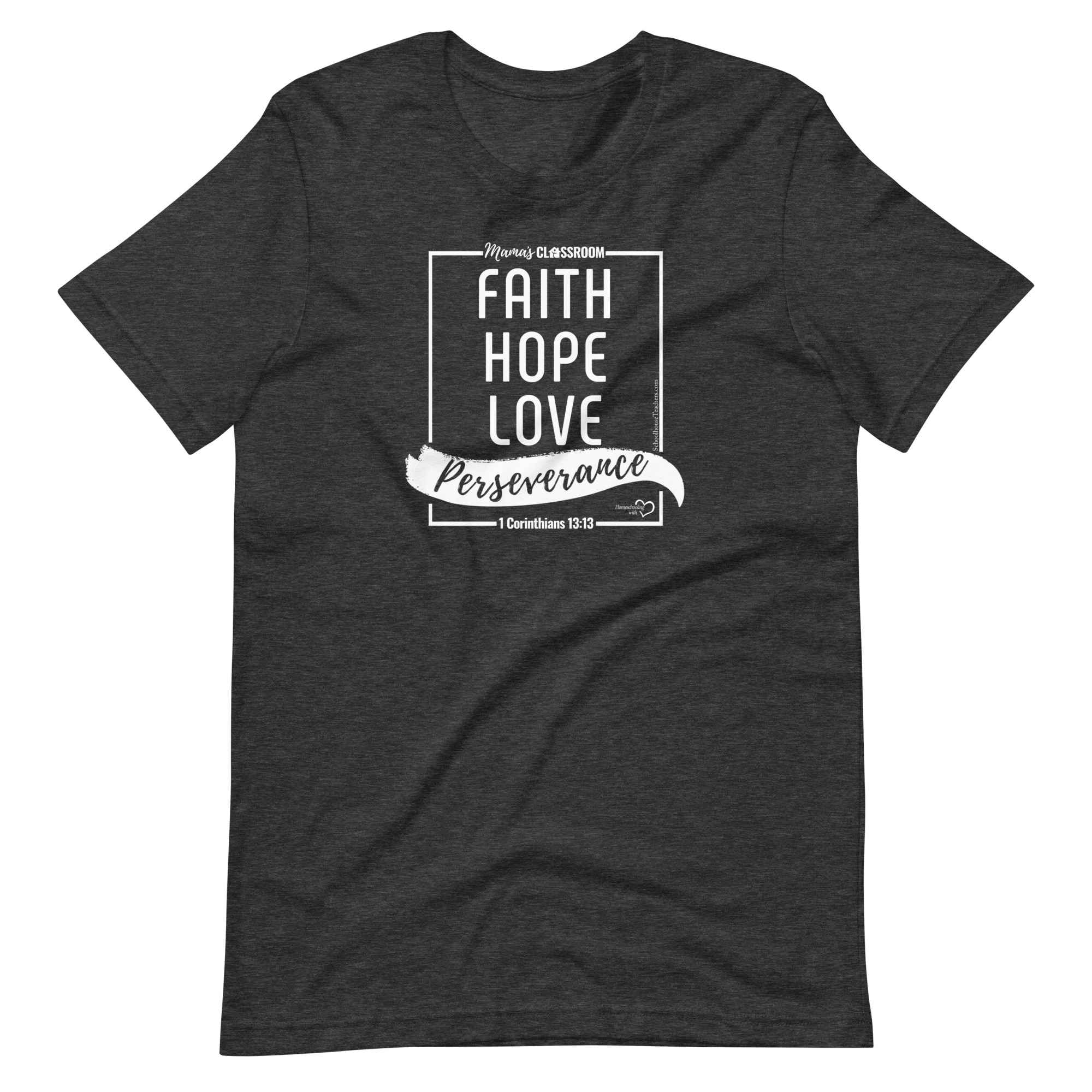 Faith Hope Love t-shirt (white logo) - Image 4