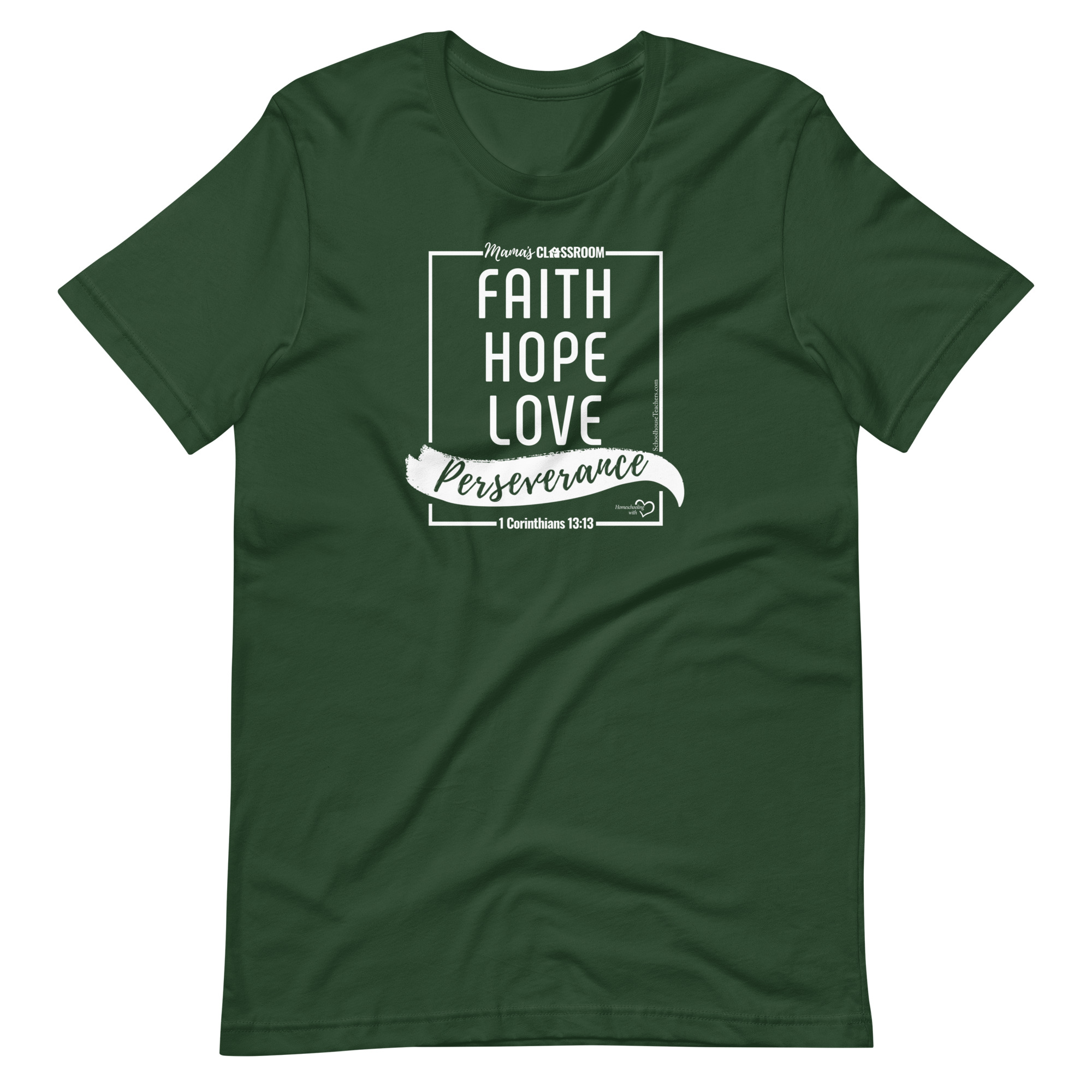 Faith Hope Love t-shirt (white logo) - Image 3