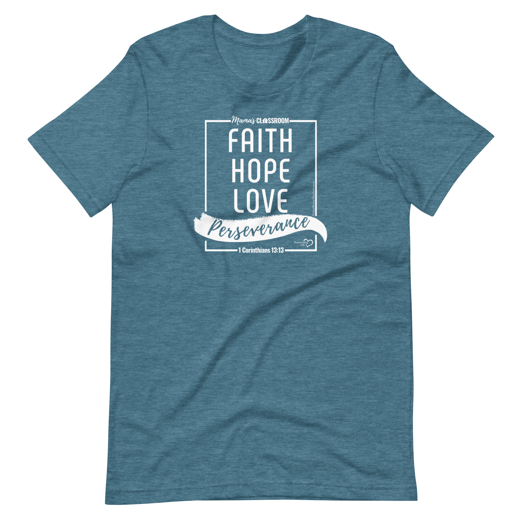 Faith Hope Love t-shirt (white logo) - Image 5