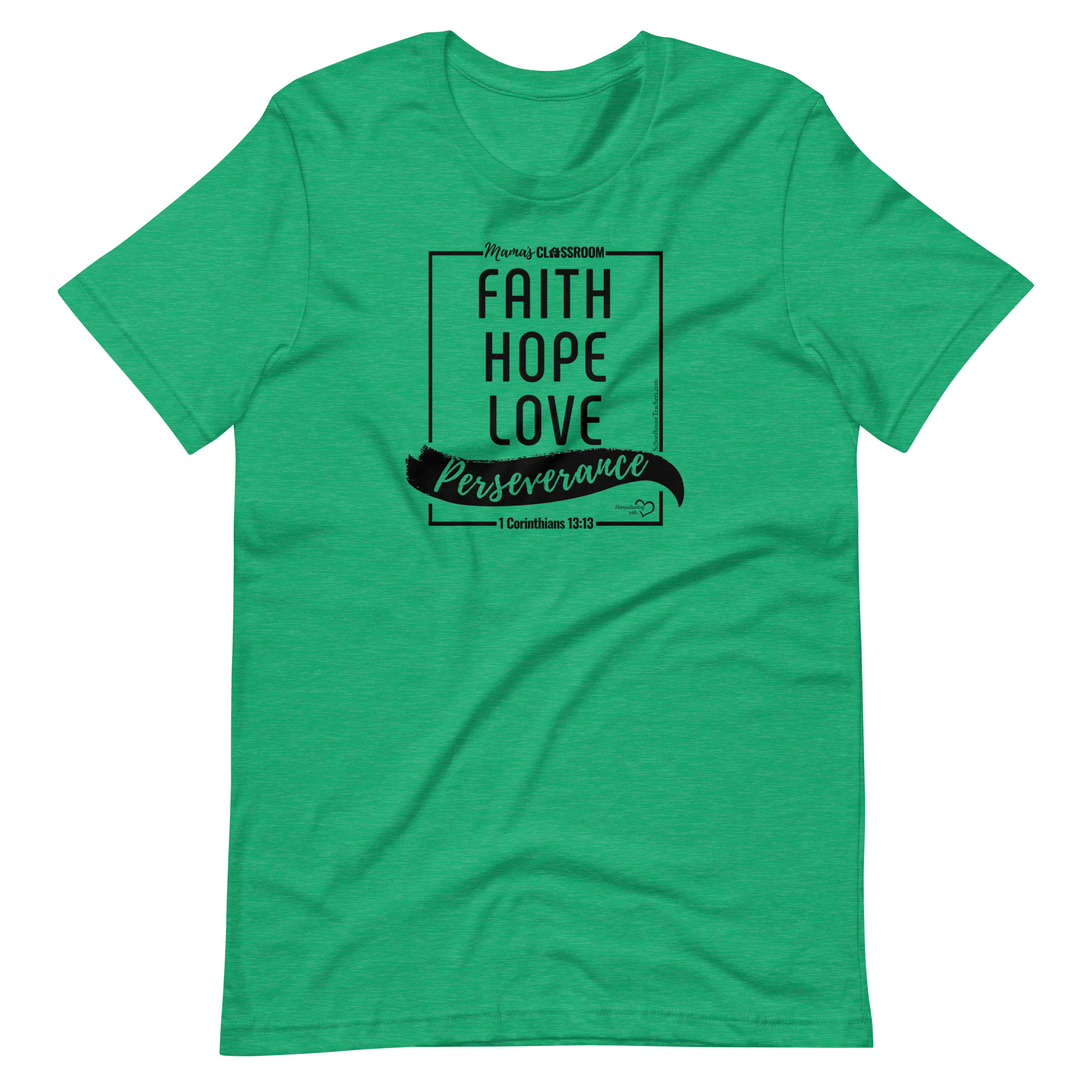 Faith Hope Love t-shirt (black logo) - Image 4