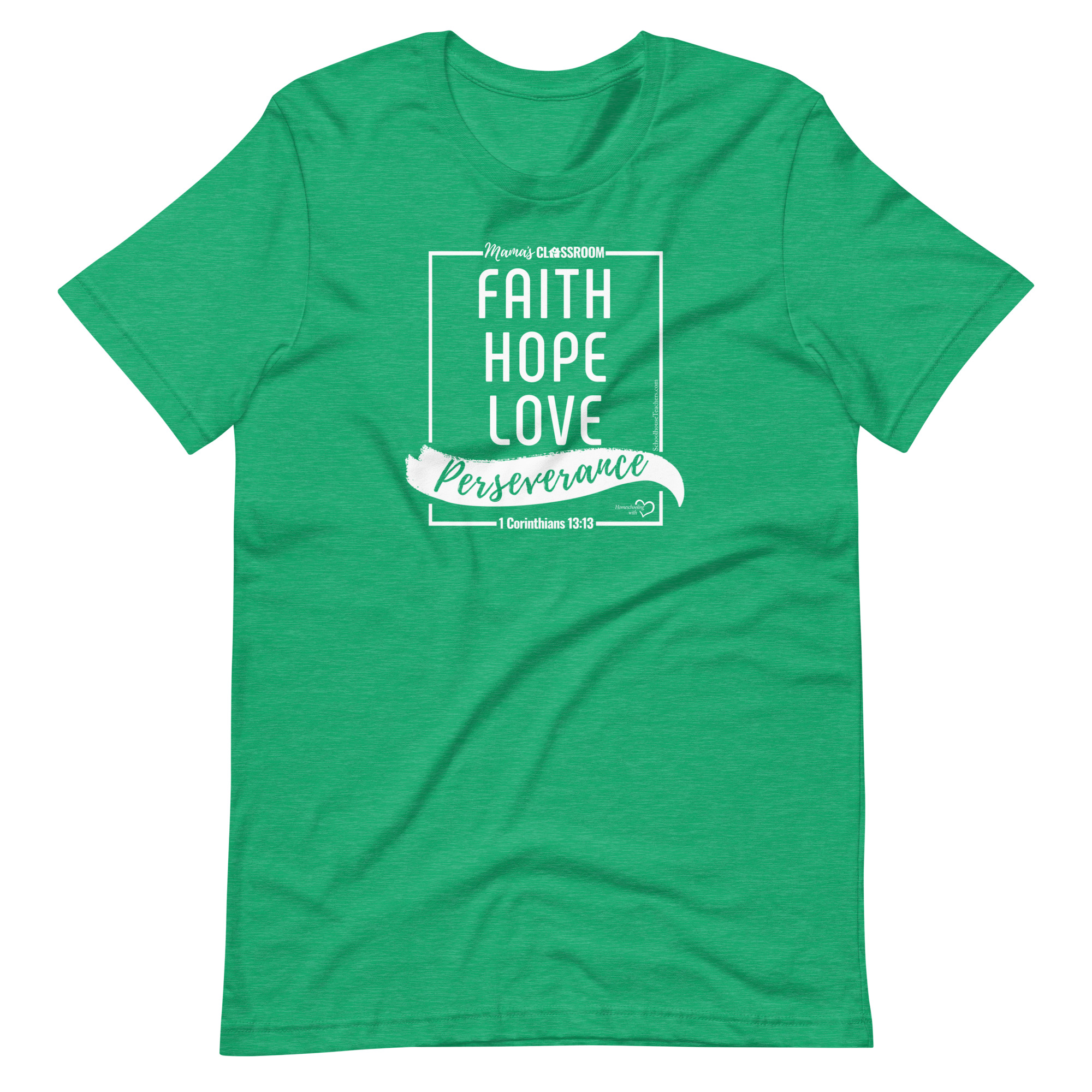 Faith Hope Love t-shirt (white logo) - Image 7