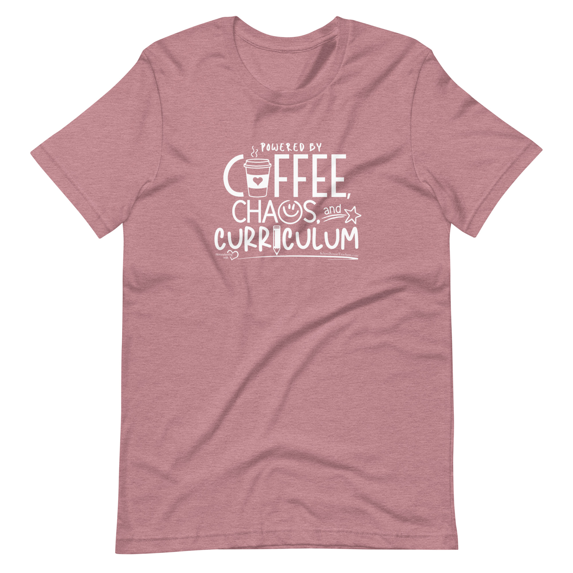 Coffee, Chaos, & Curriculum t-shirt (white logo) - Image 8