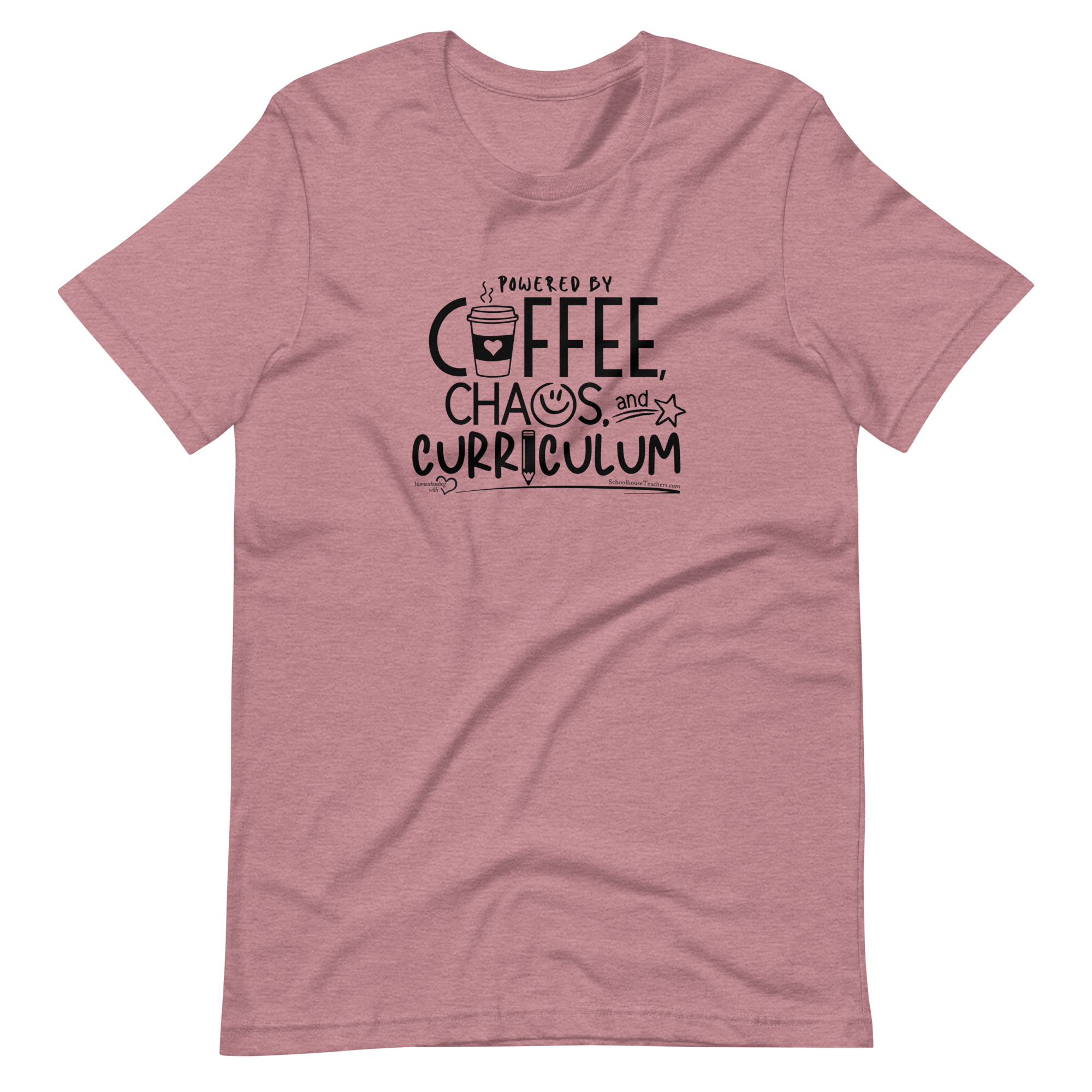 Coffee, Chaos, & Curriculum t-shirt (black logo) - Image 5