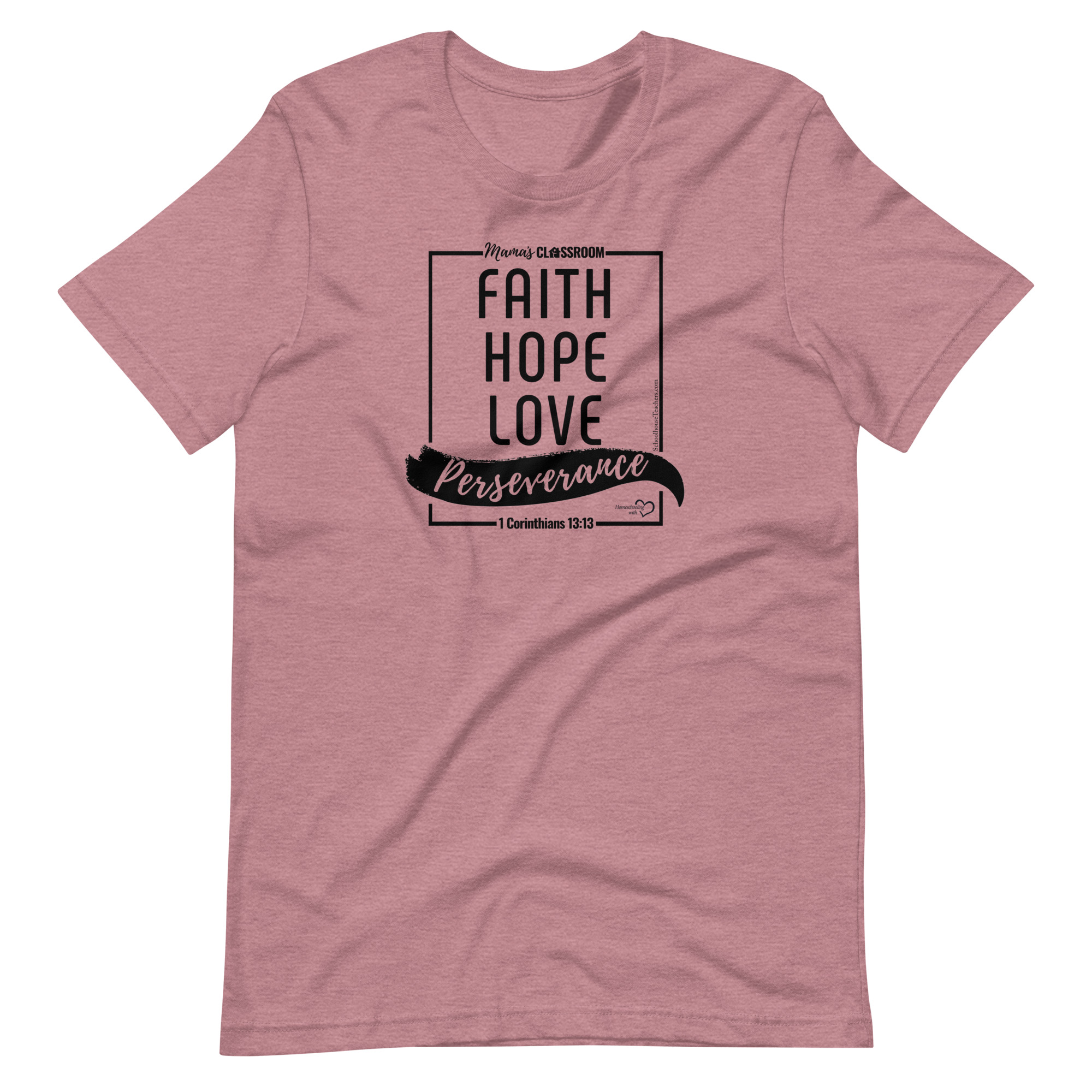 Faith Hope Love t-shirt (black logo) - Image 5