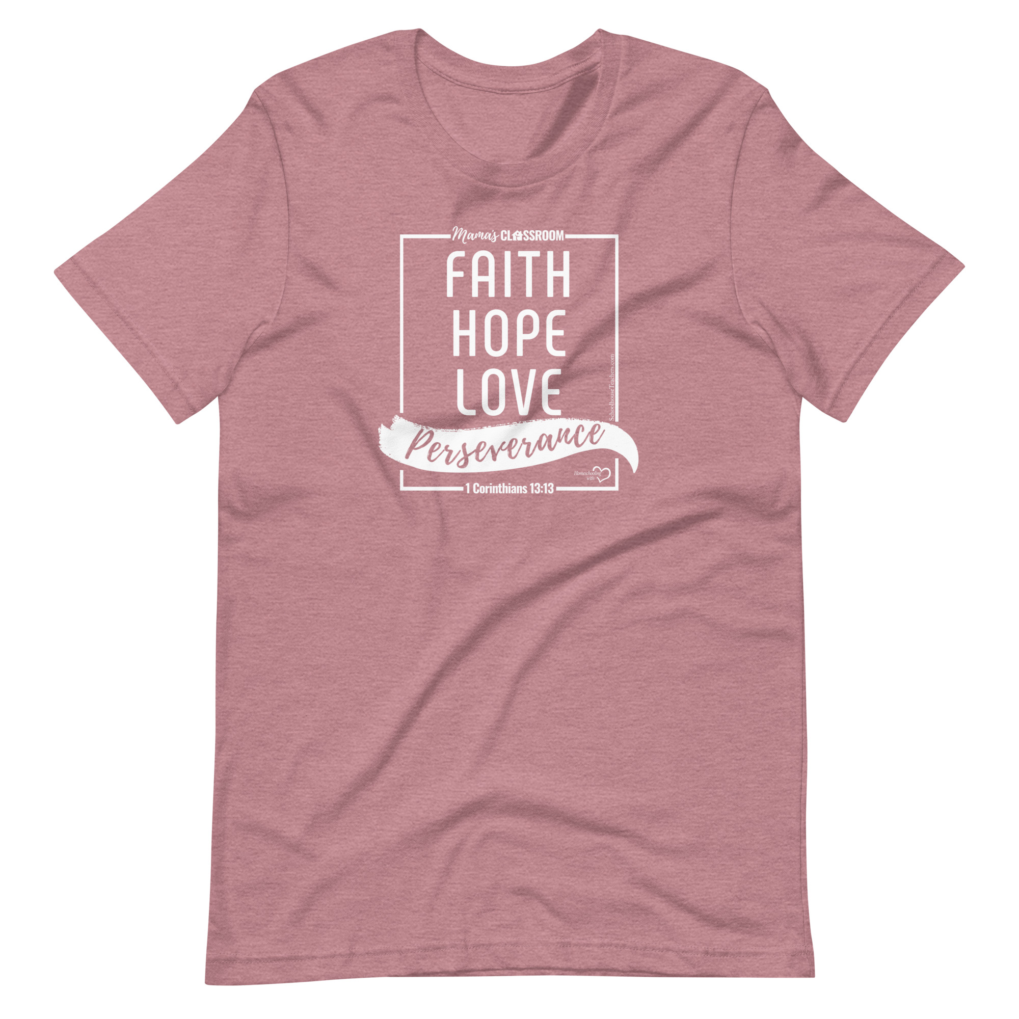 Faith Hope Love t-shirt (white logo) - Image 8
