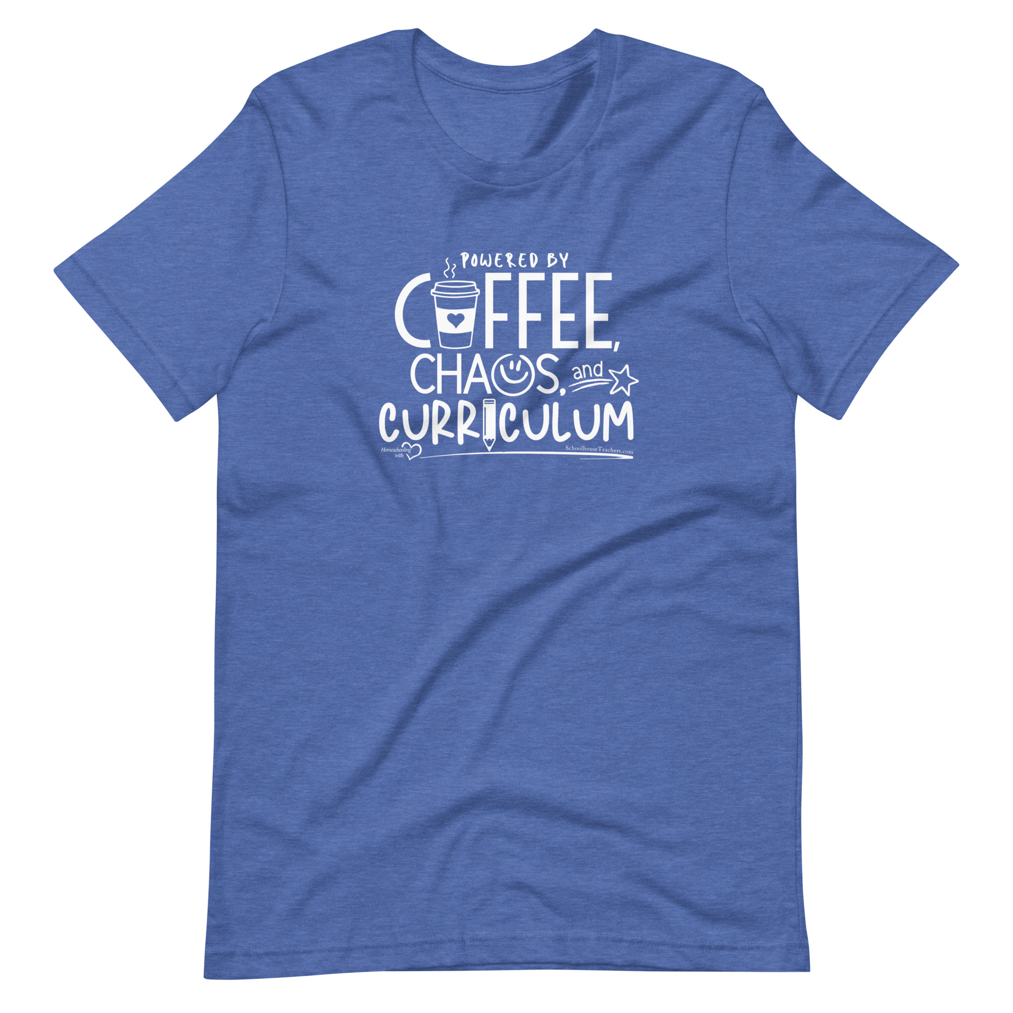 Coffee, Chaos, & Curriculum t-shirt (white logo) - Image 7