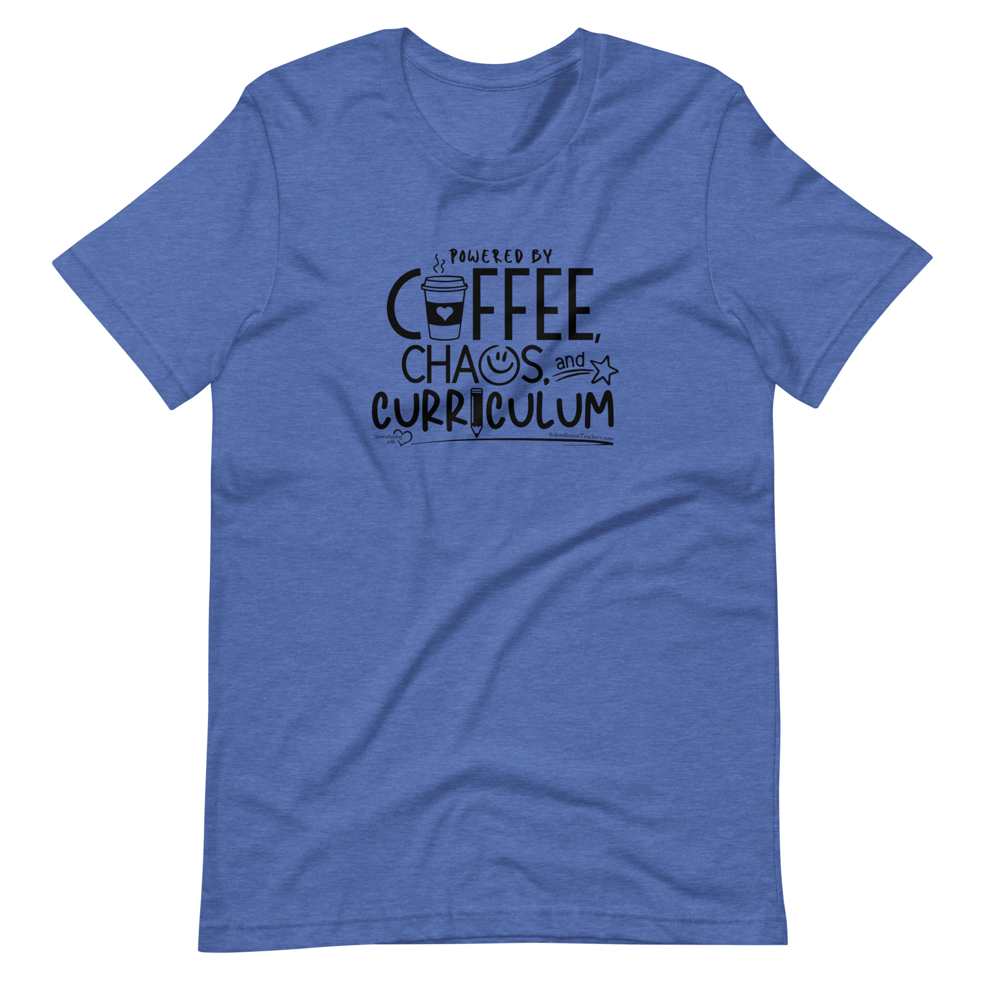 Coffee, Chaos, & Curriculum t-shirt (black logo) - Image 3