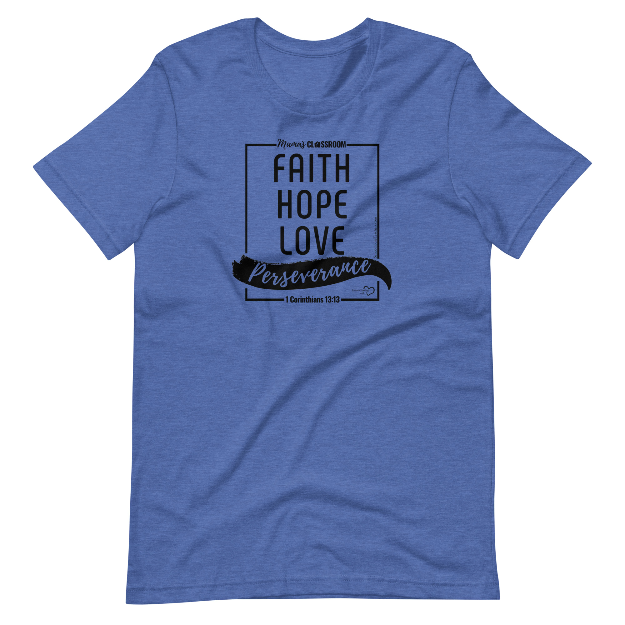 Faith Hope Love t-shirt (black logo) - Image 3