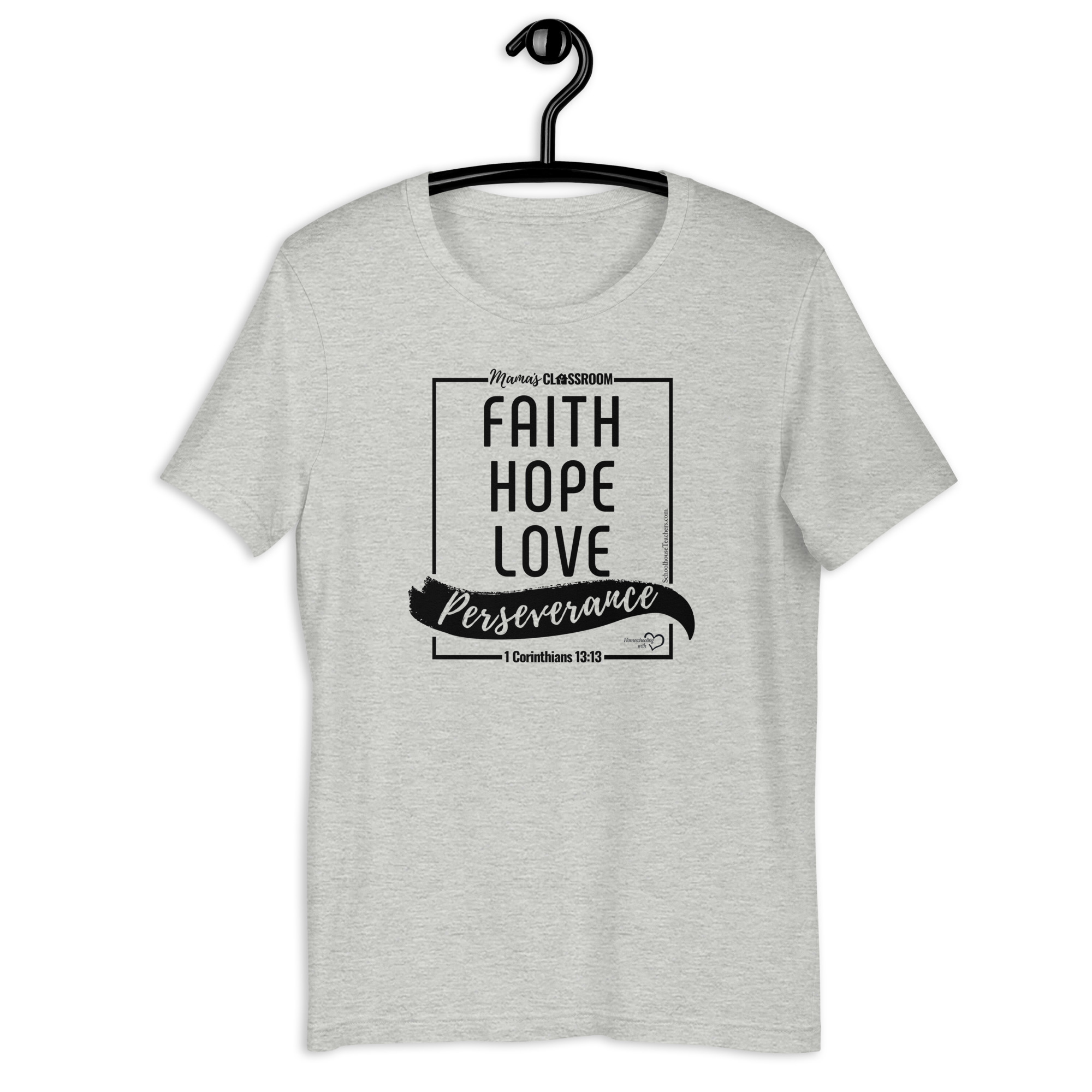 Faith Hope Love t-shirt (black logo) - Image 7